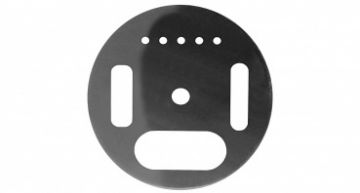 Česnový uzávěr BE-EQ® kruhový průměr 50 nerezový